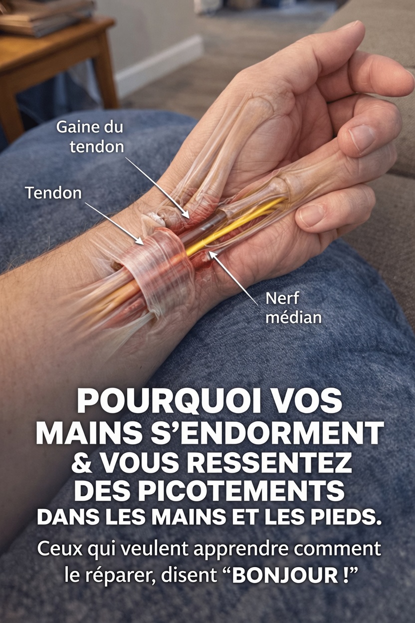 Pourquoi vos mains et vos pieds sont-ils souvent engourdis ou picotent-ils ? Causes fréquentes et moyens simples de soulager cela