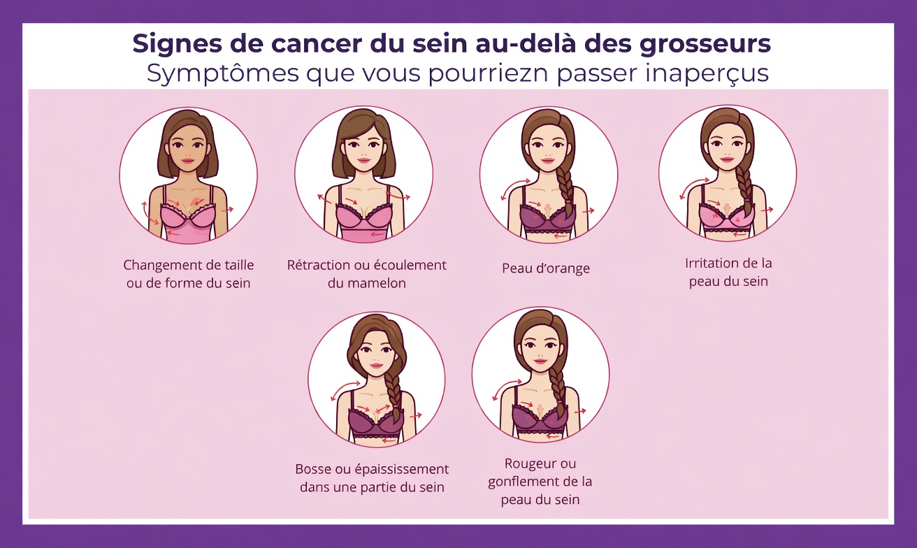 Symptômes du cancer du sein au-delà de la boule : les signes moins connus que chaque femme devrait reconnaître