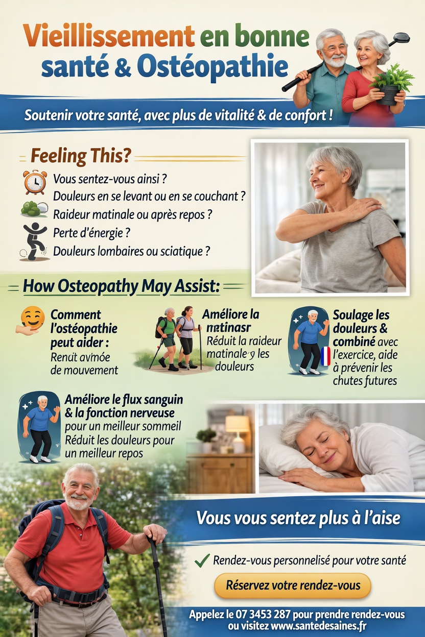 Pourquoi le confort articulaire est important en vieillissant