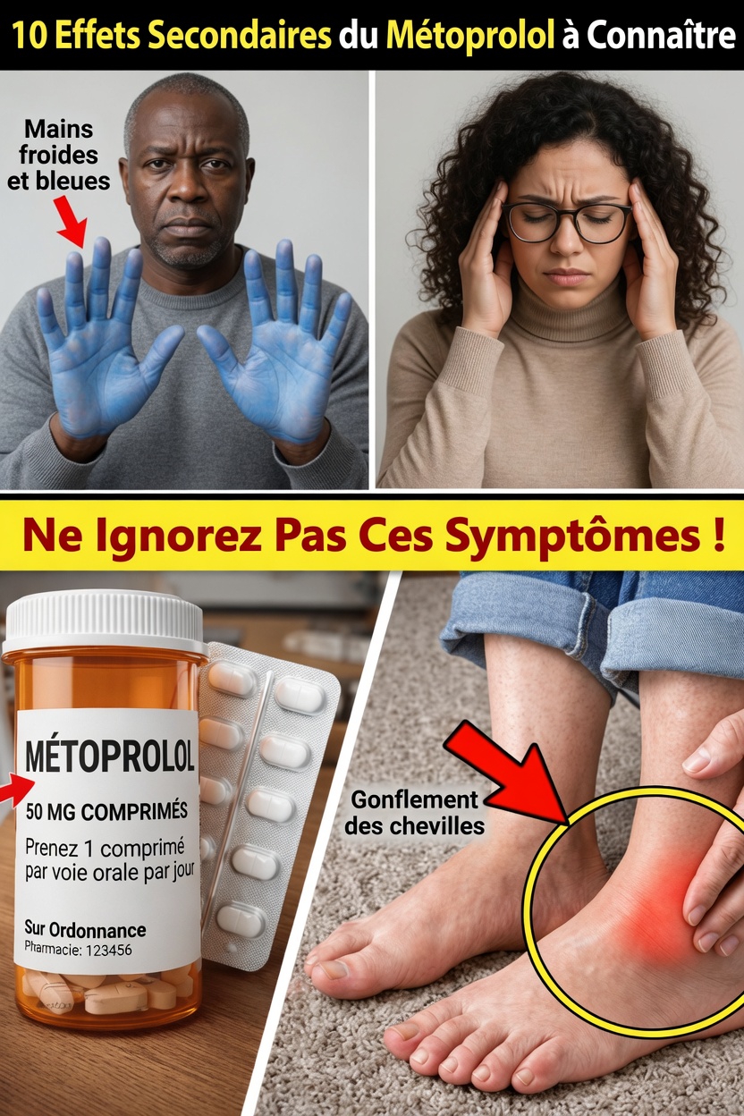 Quels sont les 10 effets secondaires courants de la prise de métoprolol et comment bien les gérer dans votre routine ?