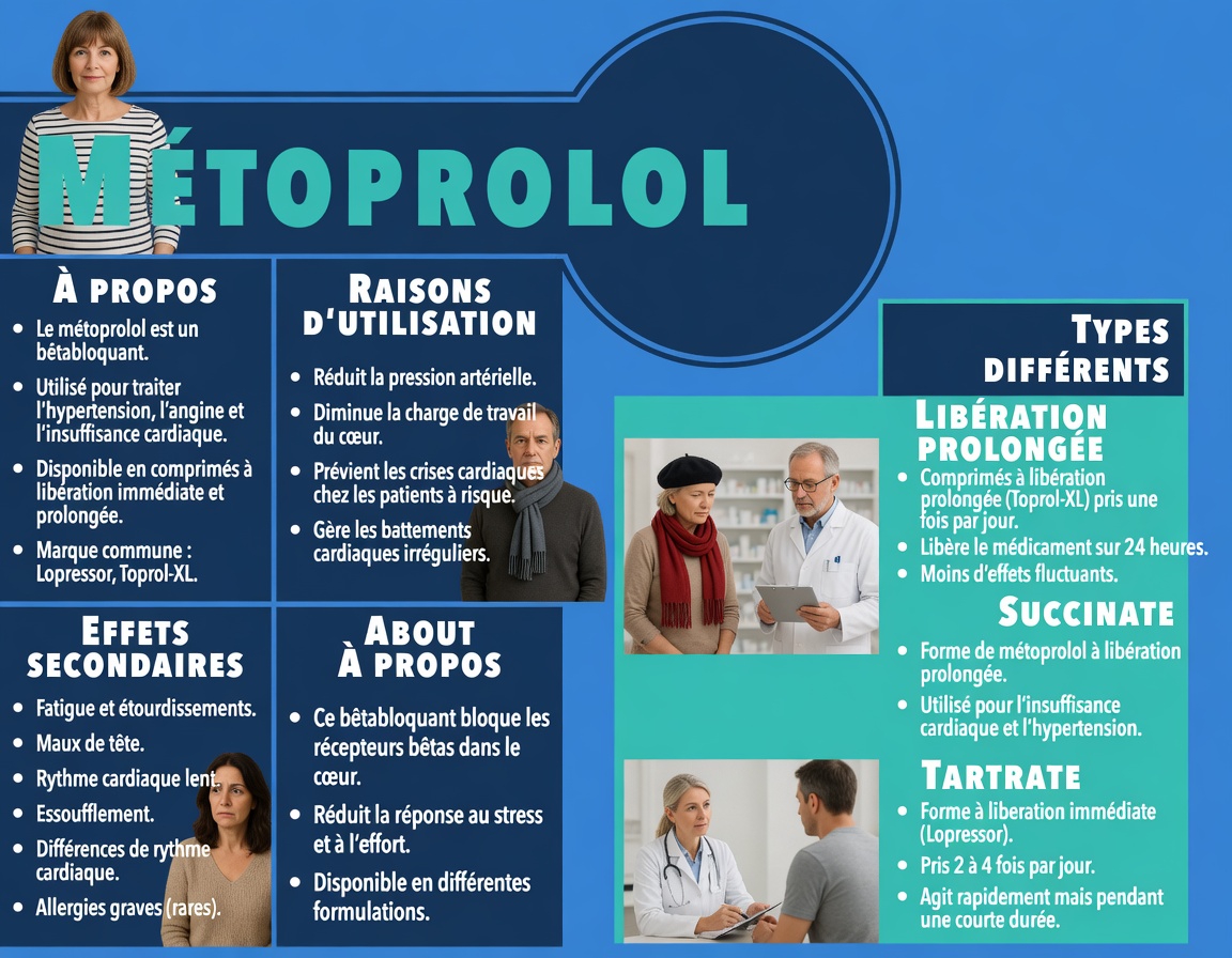 Quels sont les 10 effets secondaires courants de la prise de métoprolol et comment bien les gérer dans votre routine ?