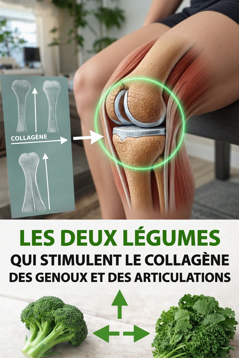 Deux légumes qui favorisent la production de collagène pour des genoux et des articulations en meilleure santé