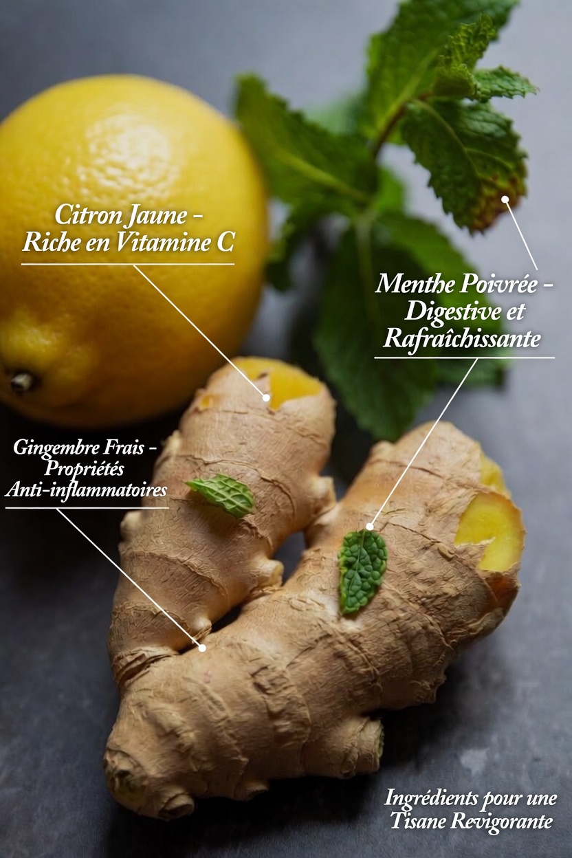 Une simple boisson maison au gingembre, citron et menthe : ce qu’il faut savoir pour adopter des habitudes bonnes pour le cœur