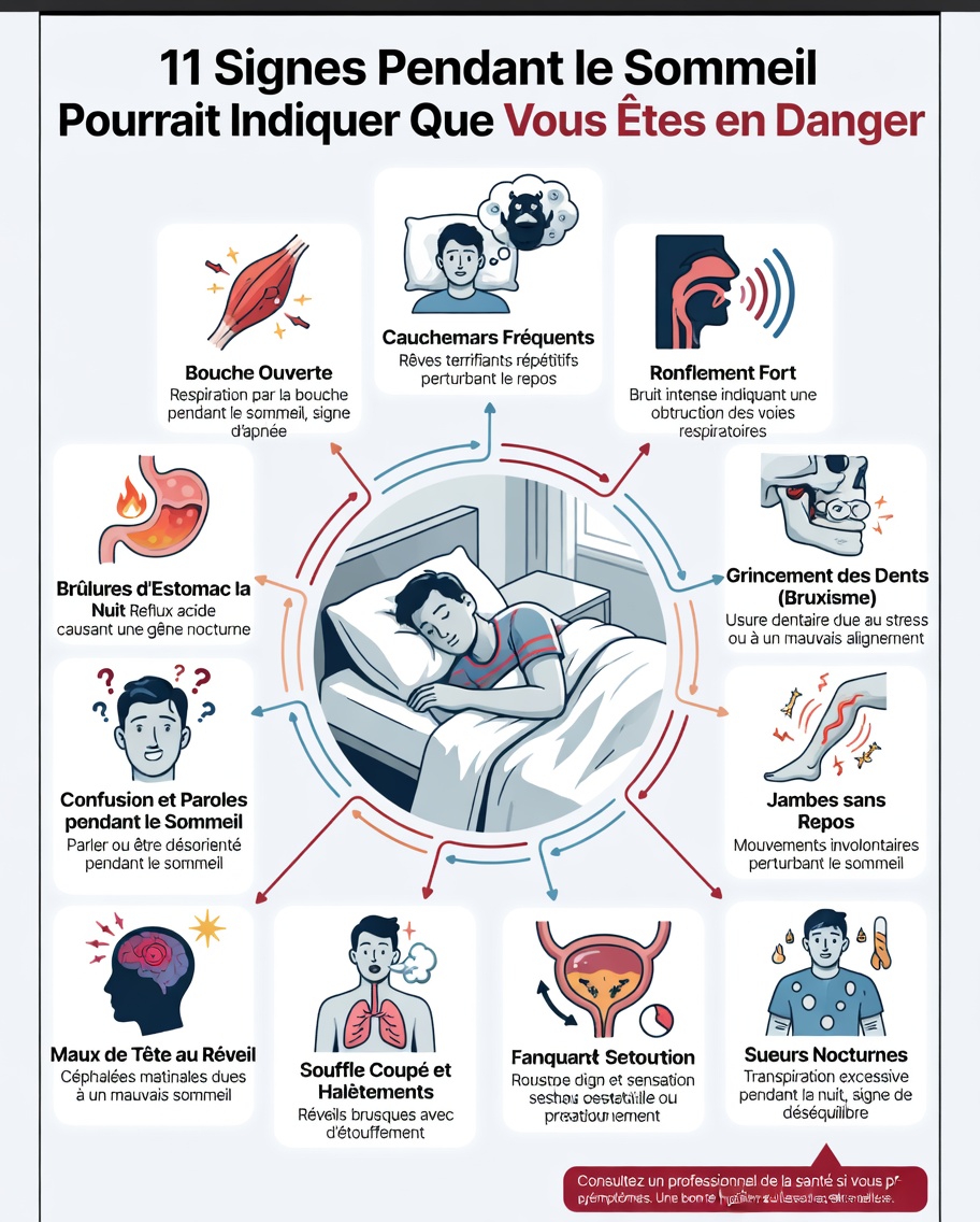 Quelle sensation inhabituelle pendant le sommeil pourrait signaler un risque d’AVC ? Points clés à connaître