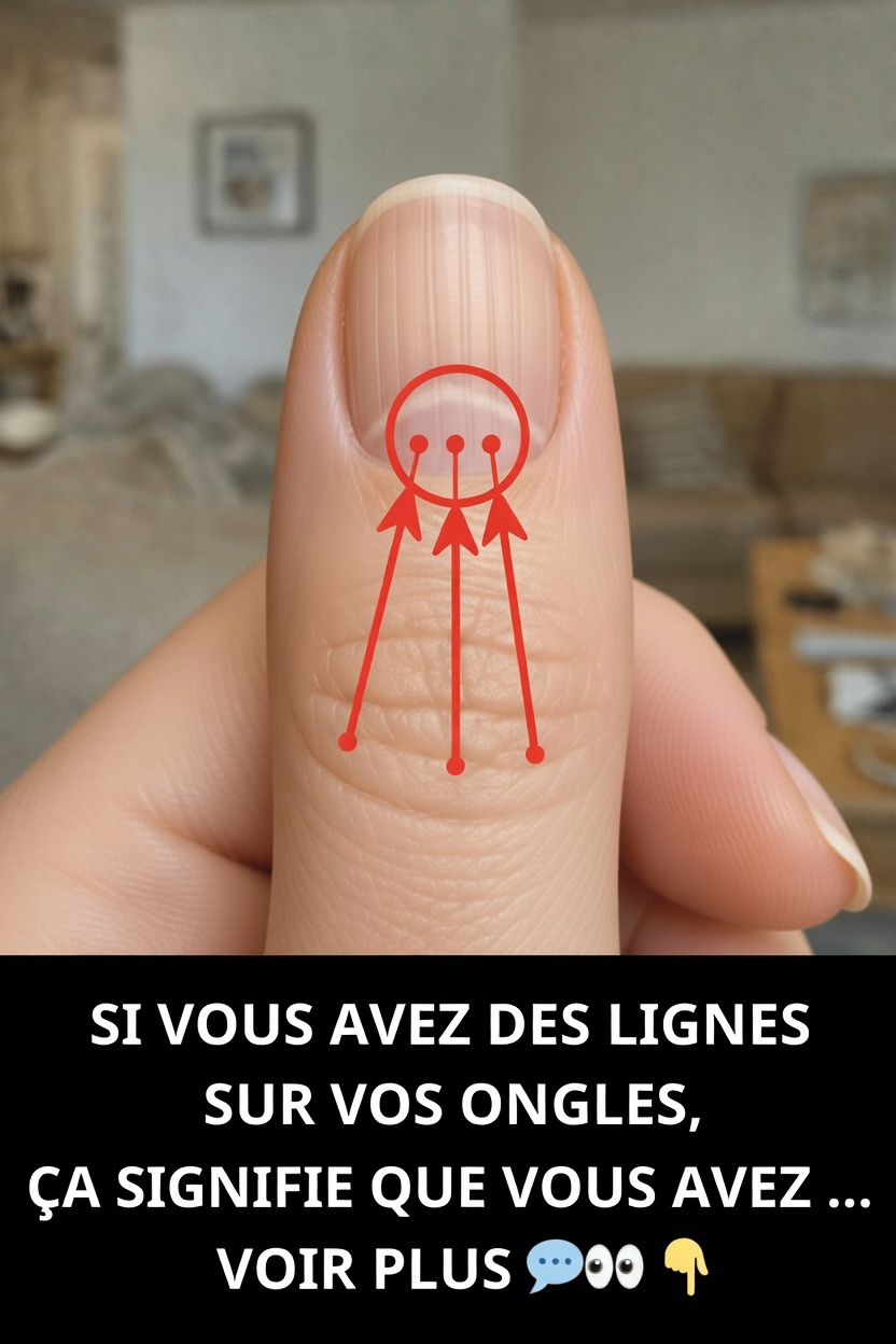 Ce que ces lignes sur vos ongles pourraient révéler sur votre santé