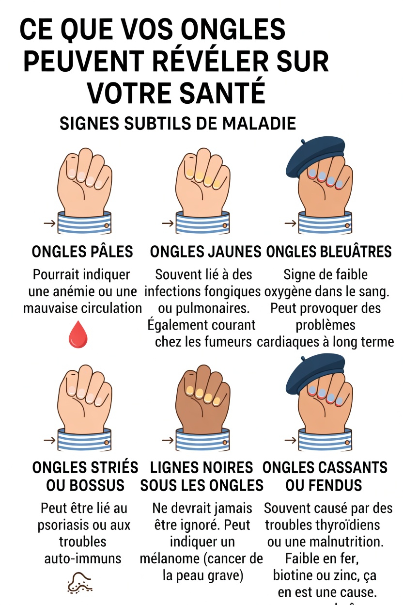 Ce que ces lignes sur vos ongles pourraient révéler sur votre santé