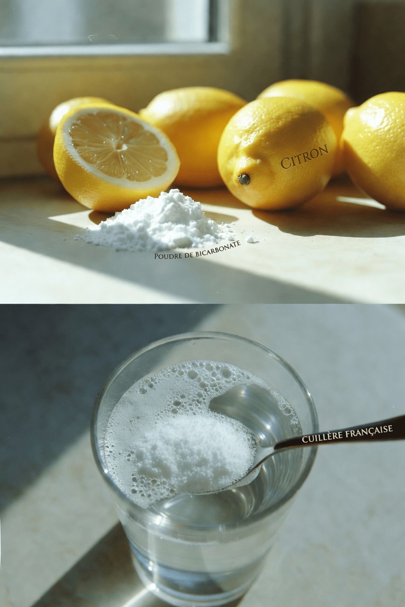 Qu’est-ce que l’eau au bicarbonate de soude et au citron, exactement ?