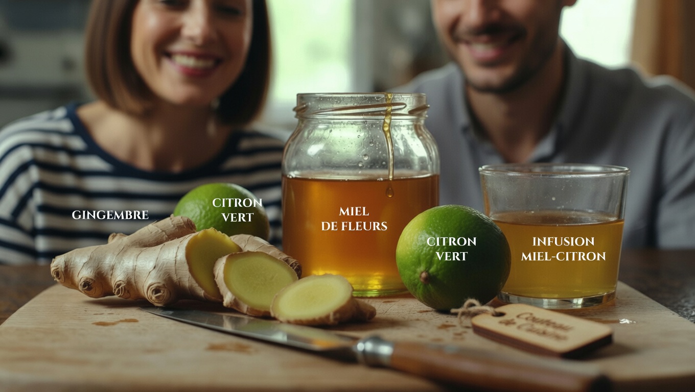 Un simple rituel du soir : découverte d’une boisson naturelle au gingembre, au citron vert et au miel pour le bien-être quotidien