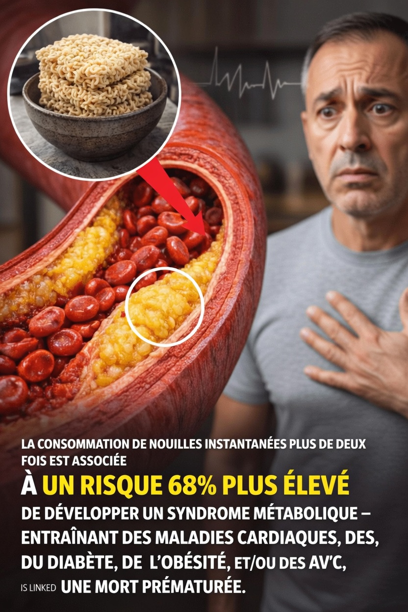 Le lien choquant entre manger des nouilles instantanées plus de deux fois par semaine et votre santé à long terme