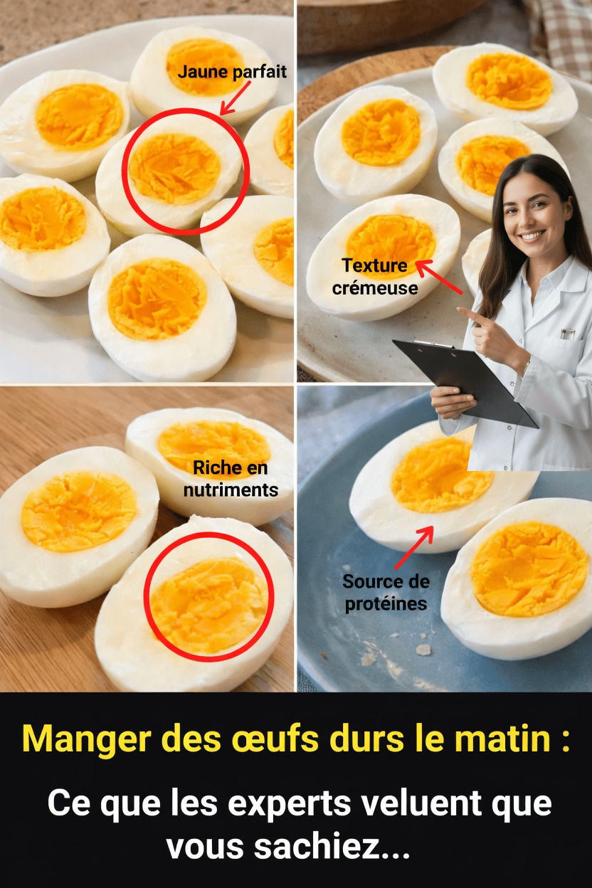 Ce que les médecins et les experts en nutrition disent de la consommation d’œufs durs au petit-déjeuner tous les matins