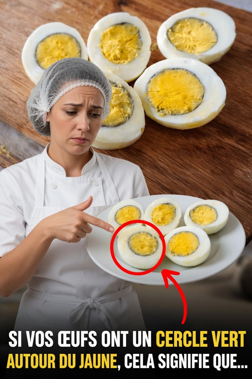 Pourquoi un anneau vert apparaît-il autour du jaune des œufs durs ? Voici ce que cela signifie vraiment