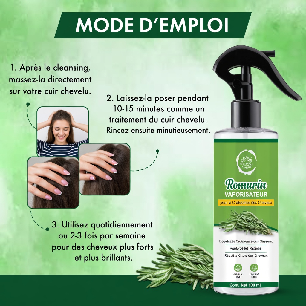 L’eau au romarin et aux clous de girofle pourrait-elle être le geste capillaire que beaucoup d’adultes négligent ?