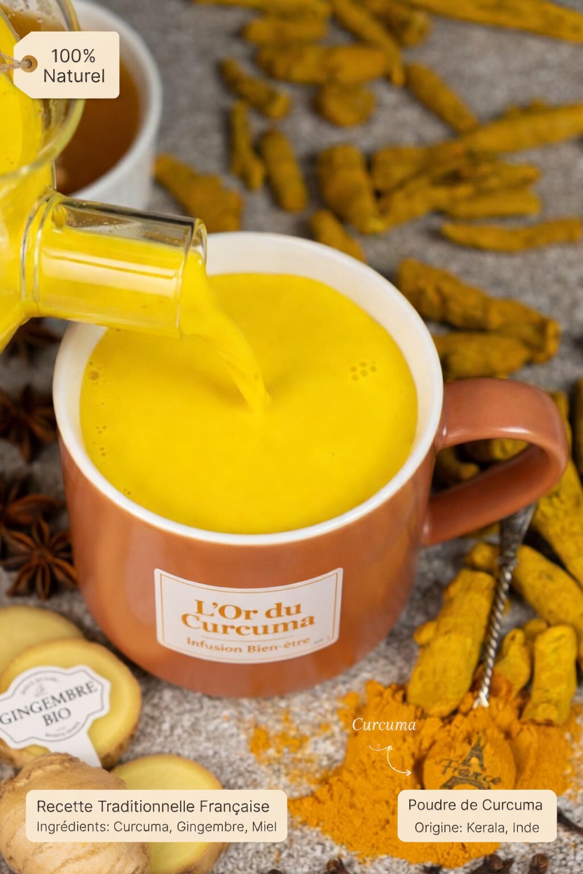 Une boisson quotidienne au curcuma après 60 ans ? Une habitude simple à connaître