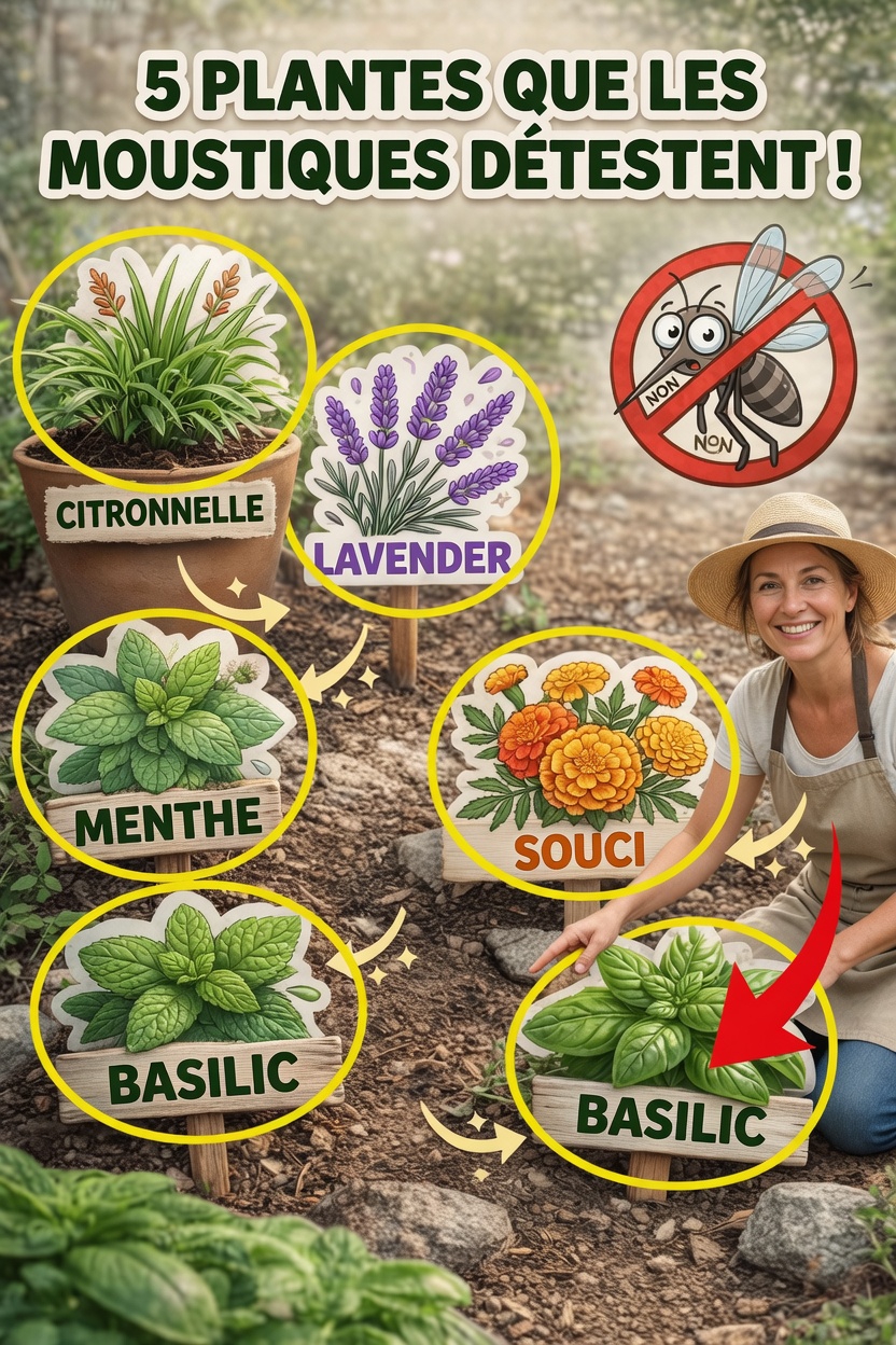 Arrêter les moustiques dès ce soir ? 5 plantes de jardin que beaucoup de foyers au Mexique oublient