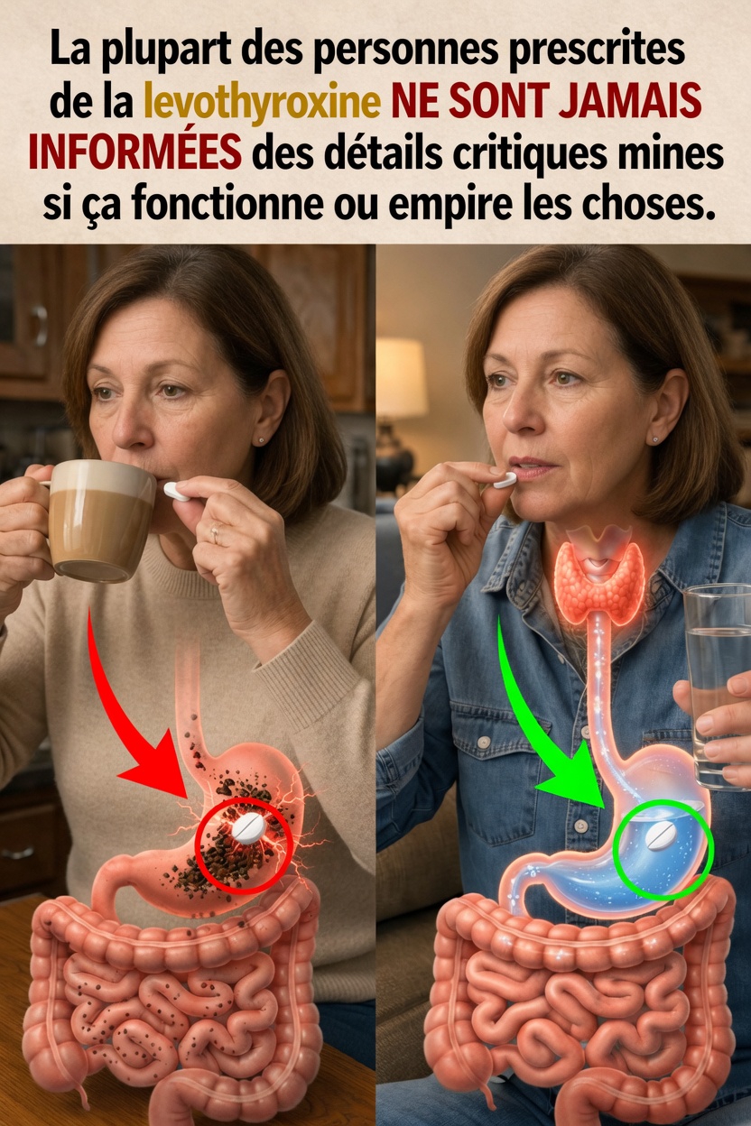 Prenez-vous la lévothyroxine de la mauvaise façon chaque matin ? Des habitudes que de nombreux patients négligent