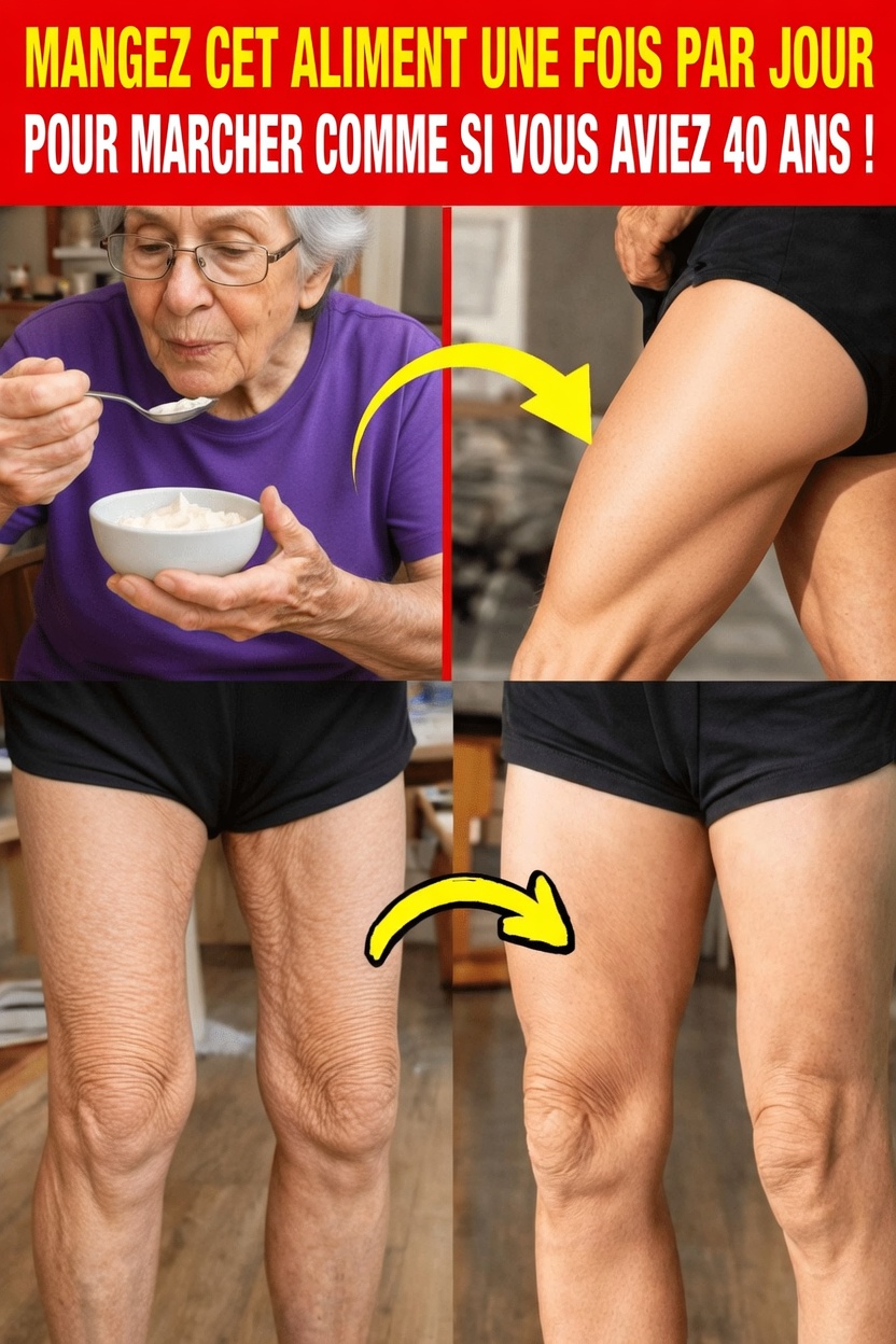 7 aliments à consommer chaque jour après 70 ans pour aider à renforcer les muscles et faciliter la marche