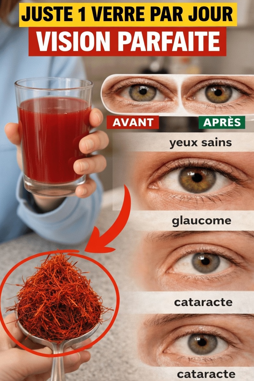 Un verre quotidien d’infusion au safran peut-il favoriser le confort oculaire et le bien-être visuel avec l’âge ?