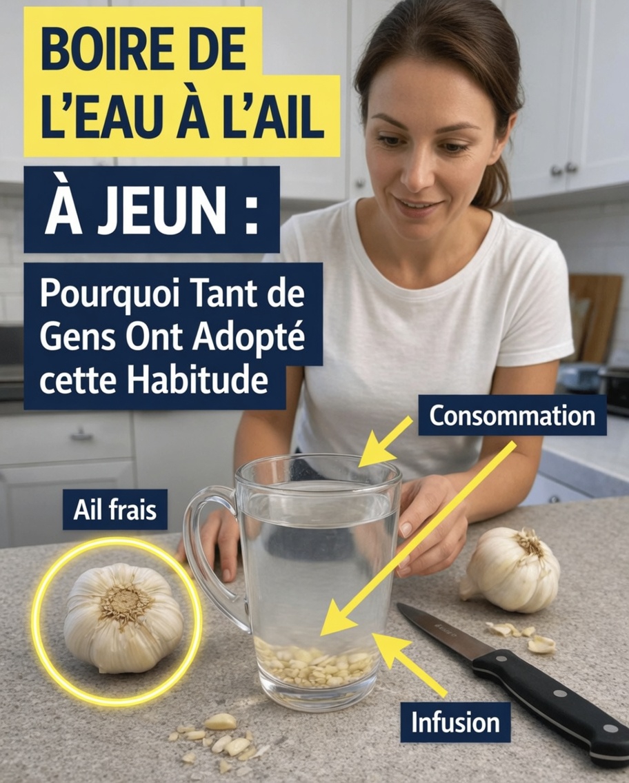 Pourquoi tant de gens boivent de l’eau à l’ail à jeun chaque matin