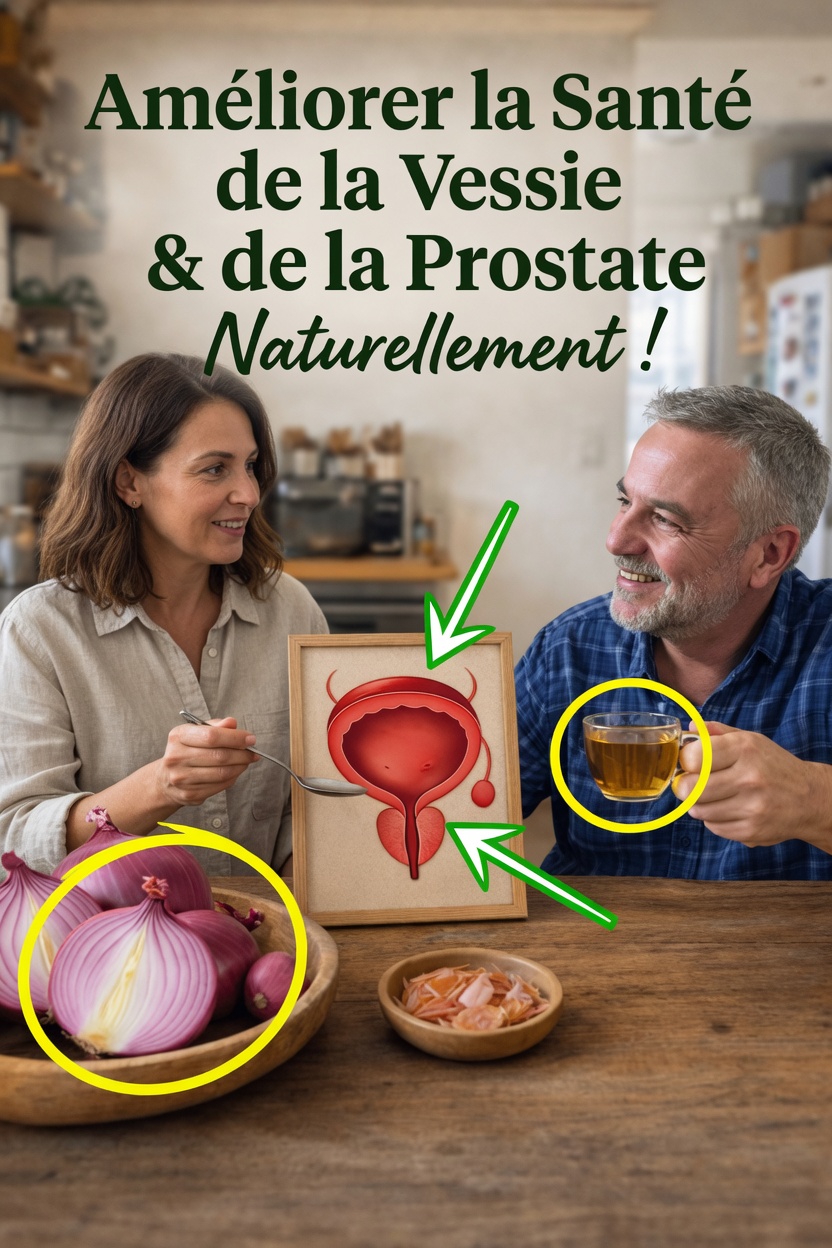 Comment soutenir naturellement la santé de votre vessie et de votre prostate à la maison avec une simple recette à l’oignon rouge