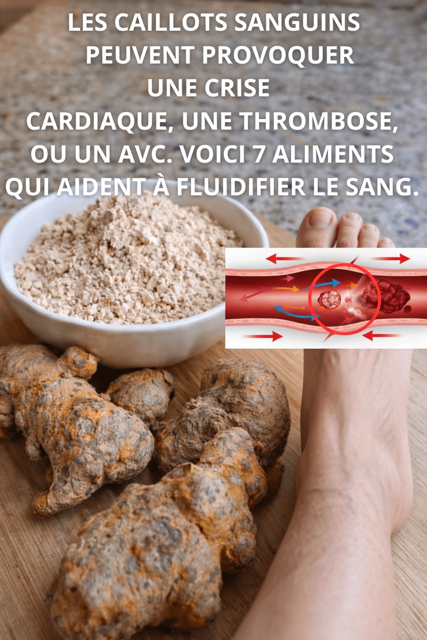 7 aliments qui peuvent favoriser naturellement une bonne circulation sanguine et un bon flux sanguin