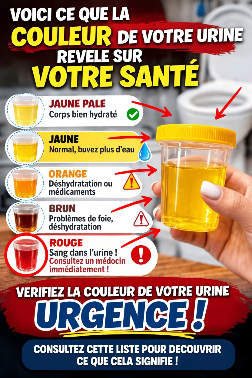 Que révèle la couleur de votre urine sur votre hydratation et votre bien-être général ?