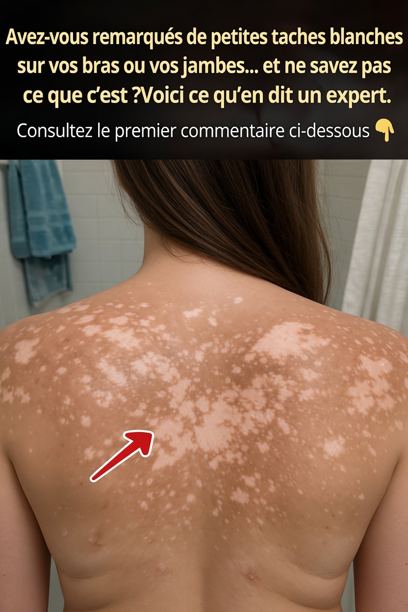 Que sont ces petites taches blanches sur la peau ?