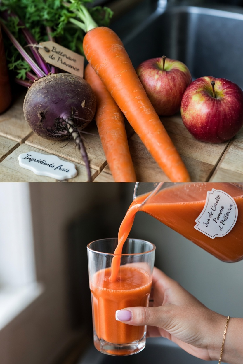 Comment préparer un jus de carotte, de betterave et de pomme : une recette simple pour votre routine bien-être