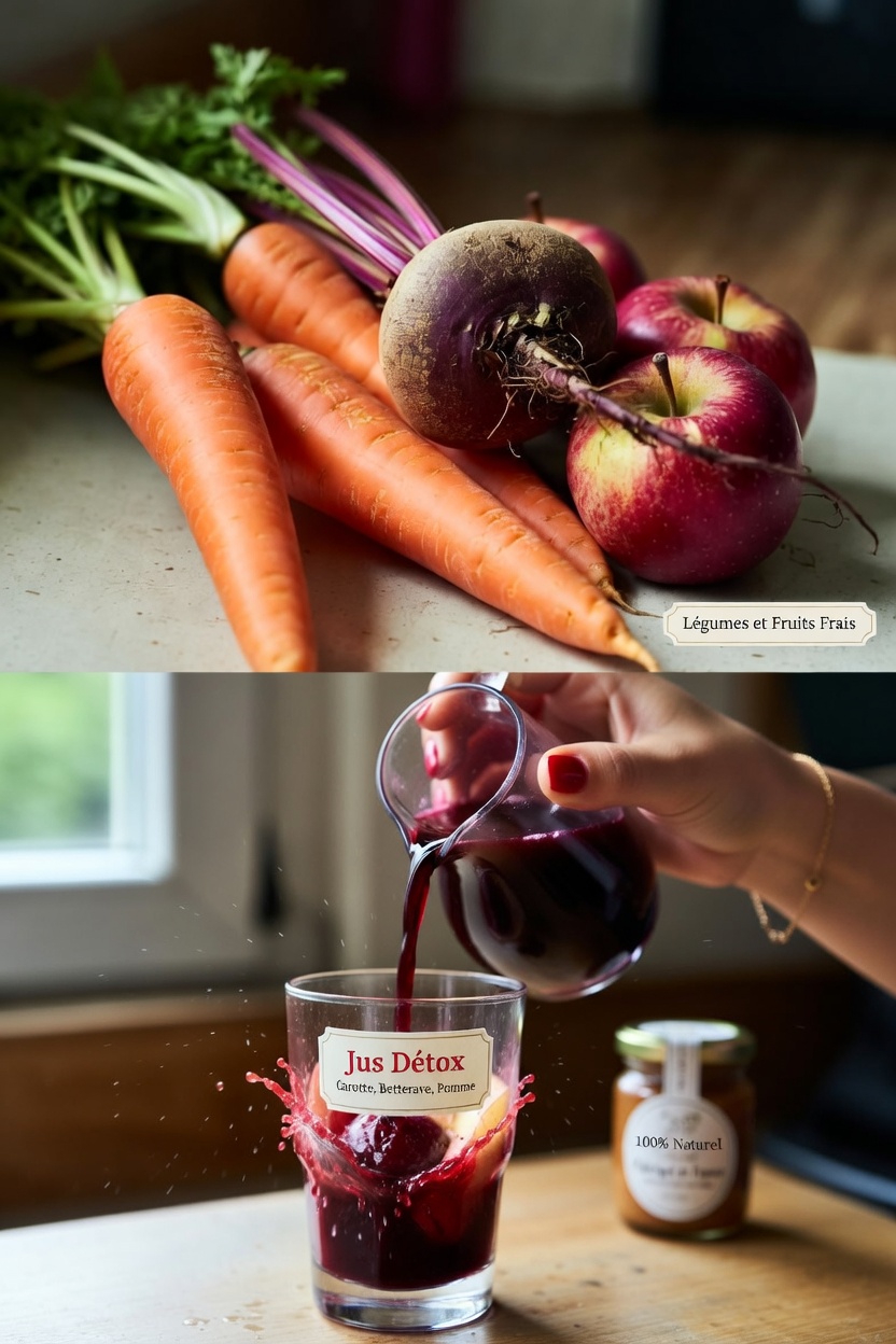 Comment préparer un jus de carotte, de betterave et de pomme : une recette simple pour votre routine bien-être