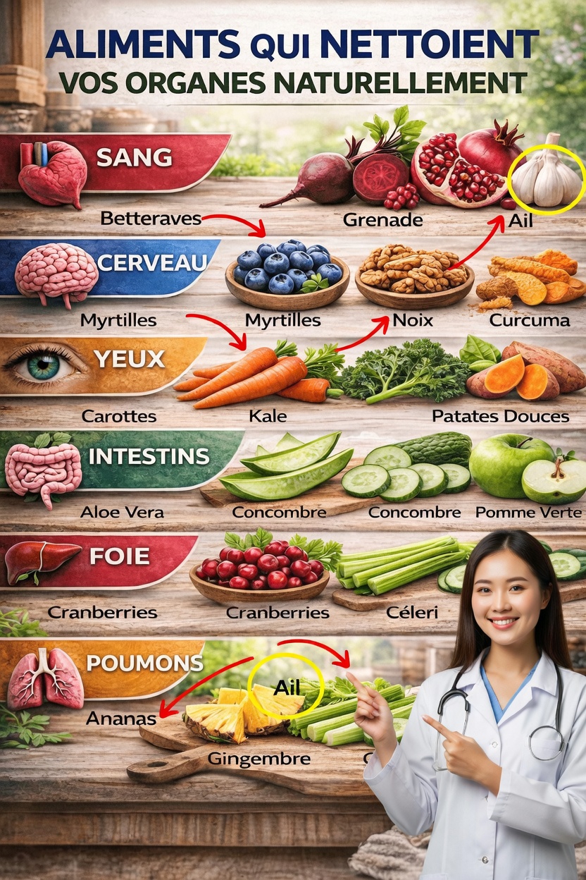Découvrez les aliments du quotidien qui soutiennent les processus naturels de détoxification de votre corps