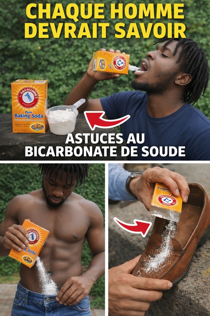 8 astuces simples au bicarbonate de soude que chaque homme devrait connaître pour une fraîcheur quotidienne