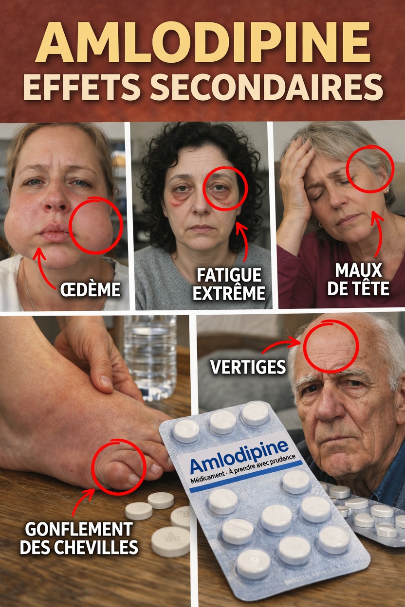 12 effets secondaires courants de l’amlodipine dont vous devriez être conscient(e) (et que faire à leur sujet)