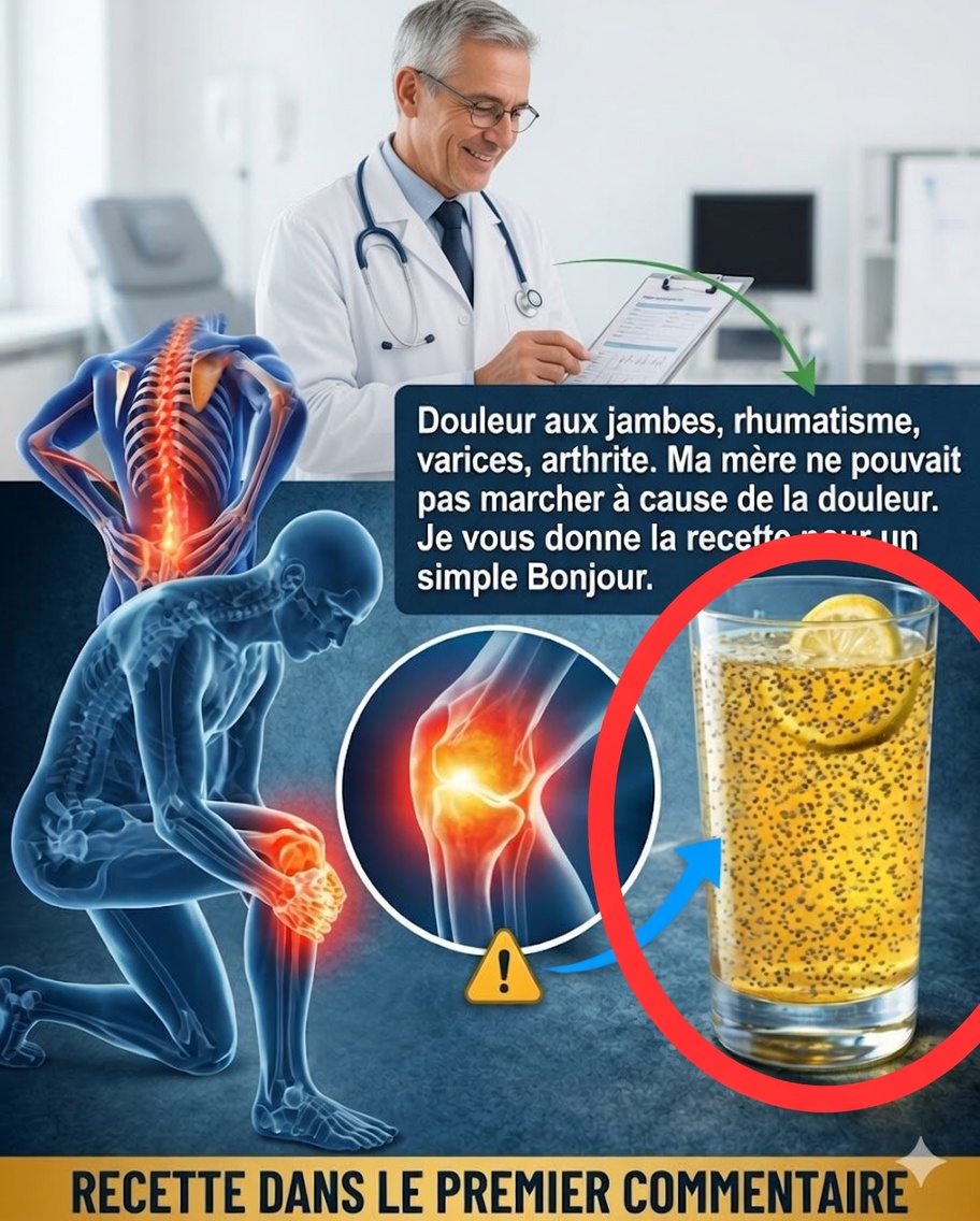 🌱 Eau de chia : le secret naturel pour améliorer la circulation et soulager les douleurs des jambes