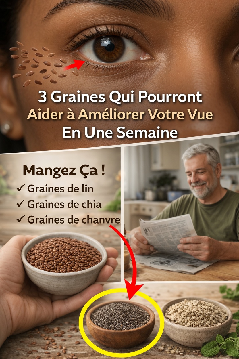 3 graines riches en nutriments — graines de lin, graines de chia et graines de chanvre — qui peuvent soutenir naturellement la santé de vos yeux
