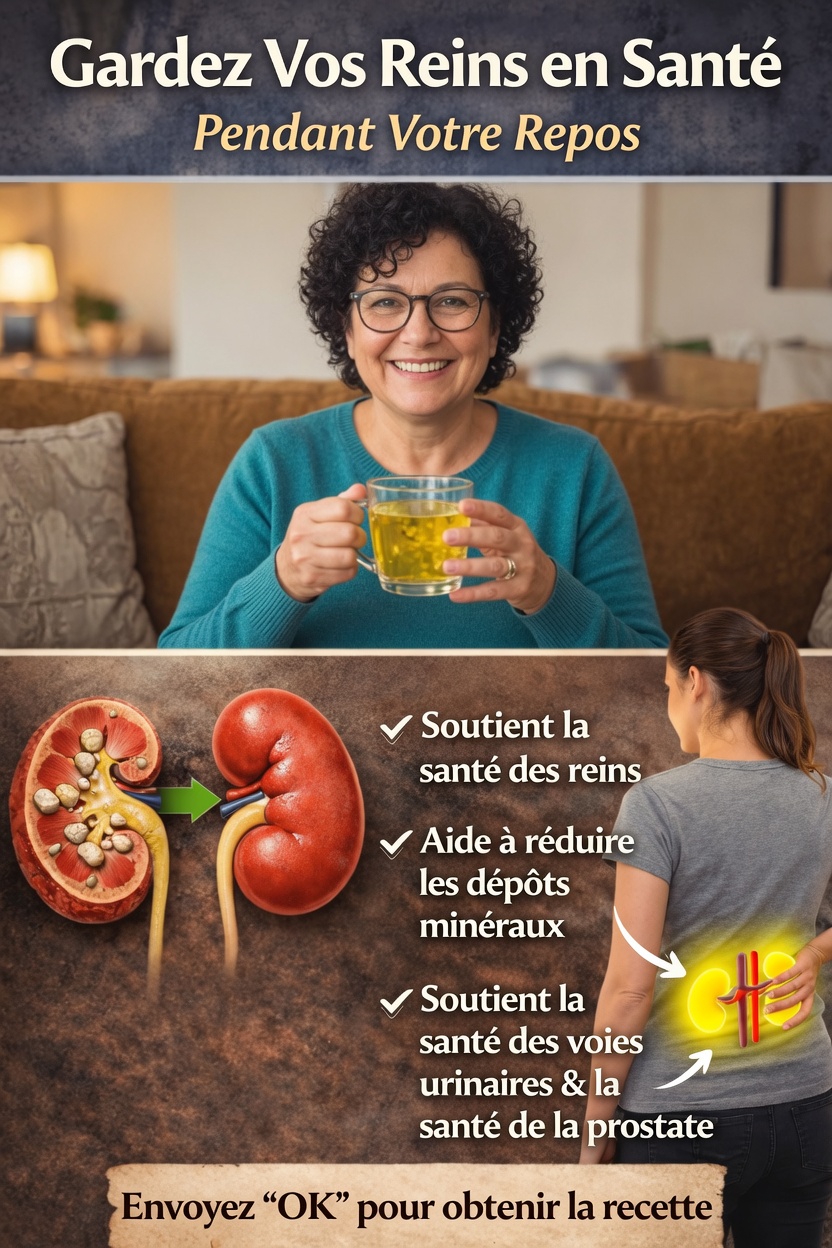 Comment garder vos reins en bonne santé pendant votre temps de repos avec cette recette facile de tisane aux herbes