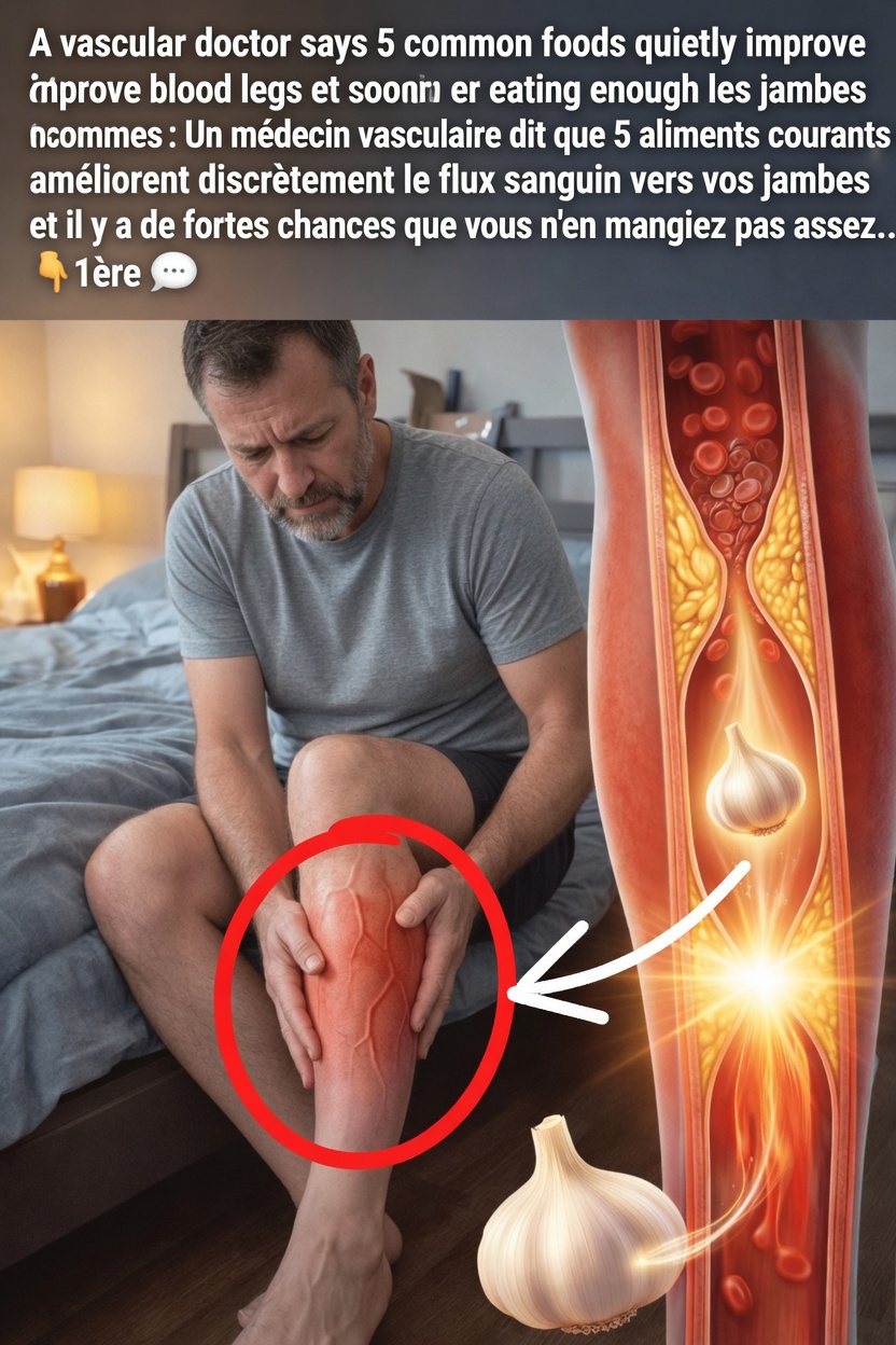 5 aliments du quotidien qui pourraient favoriser une meilleure circulation sanguine dans les jambes – un médecin vasculaire met en lumière ce que beaucoup de gens négligent