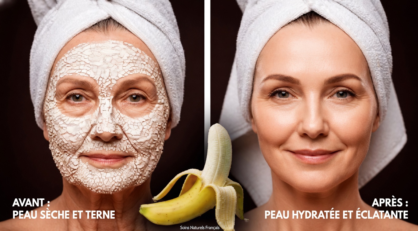Découvrez cette routine facile au masque à la banane que de nombreuses personnes âgées utilisent pour favoriser une apparence de peau plus lisse