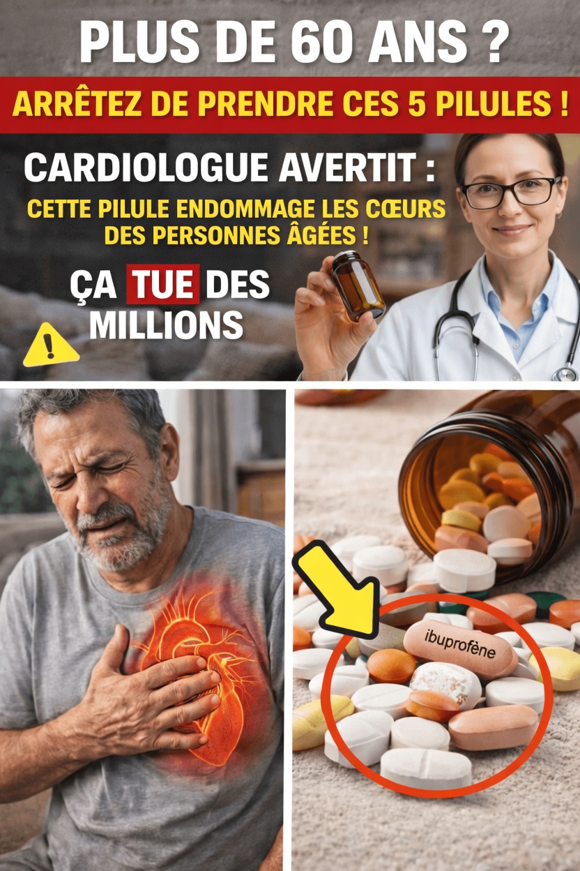 Ce que les adultes de plus de 60 ans devraient savoir sur l’ibuprofène et les considérations relatives à la santé cardiaque