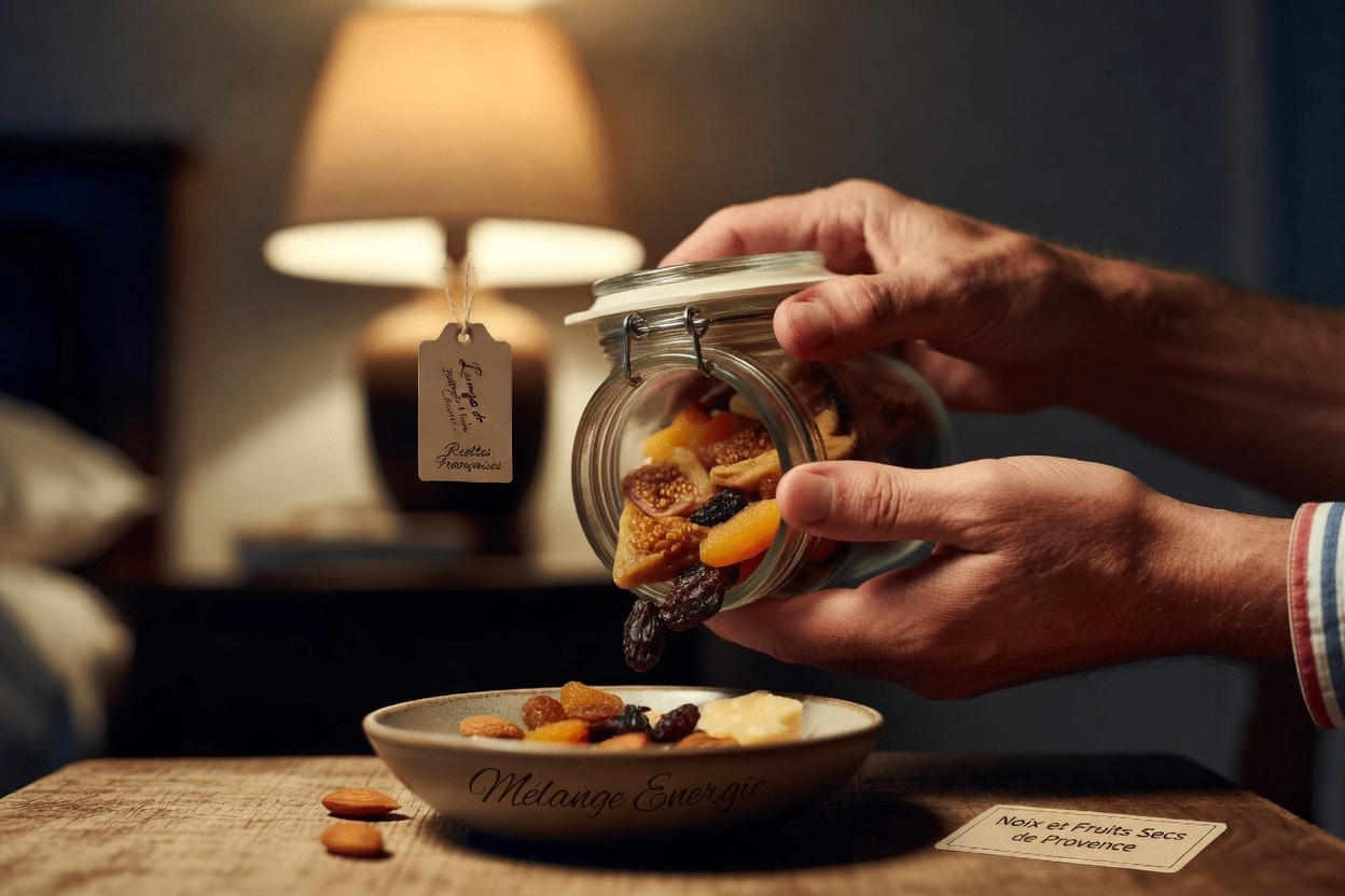 3 fruits secs que les seniors peuvent manger avant de se coucher pour favoriser des habitudes urinaires nocturnes plus saines