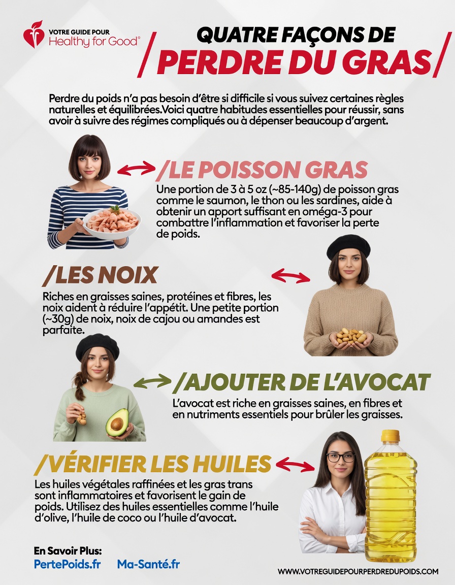 4 graisses saines pour la santé rénale et 4 graisses à risque à surveiller dans votre alimentation quotidienne