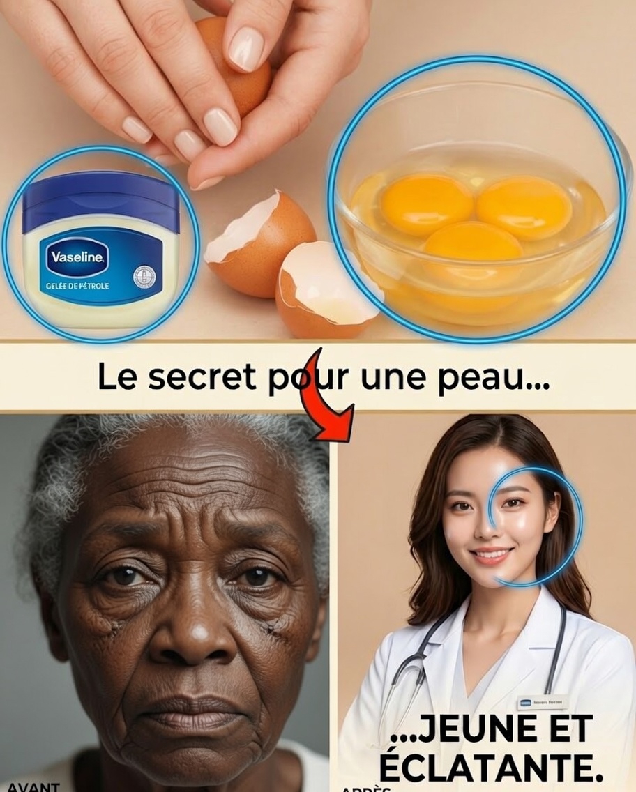 Une peau plus ferme et repulpée après 60 ans : le masque de nuit simple au jaune d’œuf et à la vaseline qui redonne fraîcheur au visage