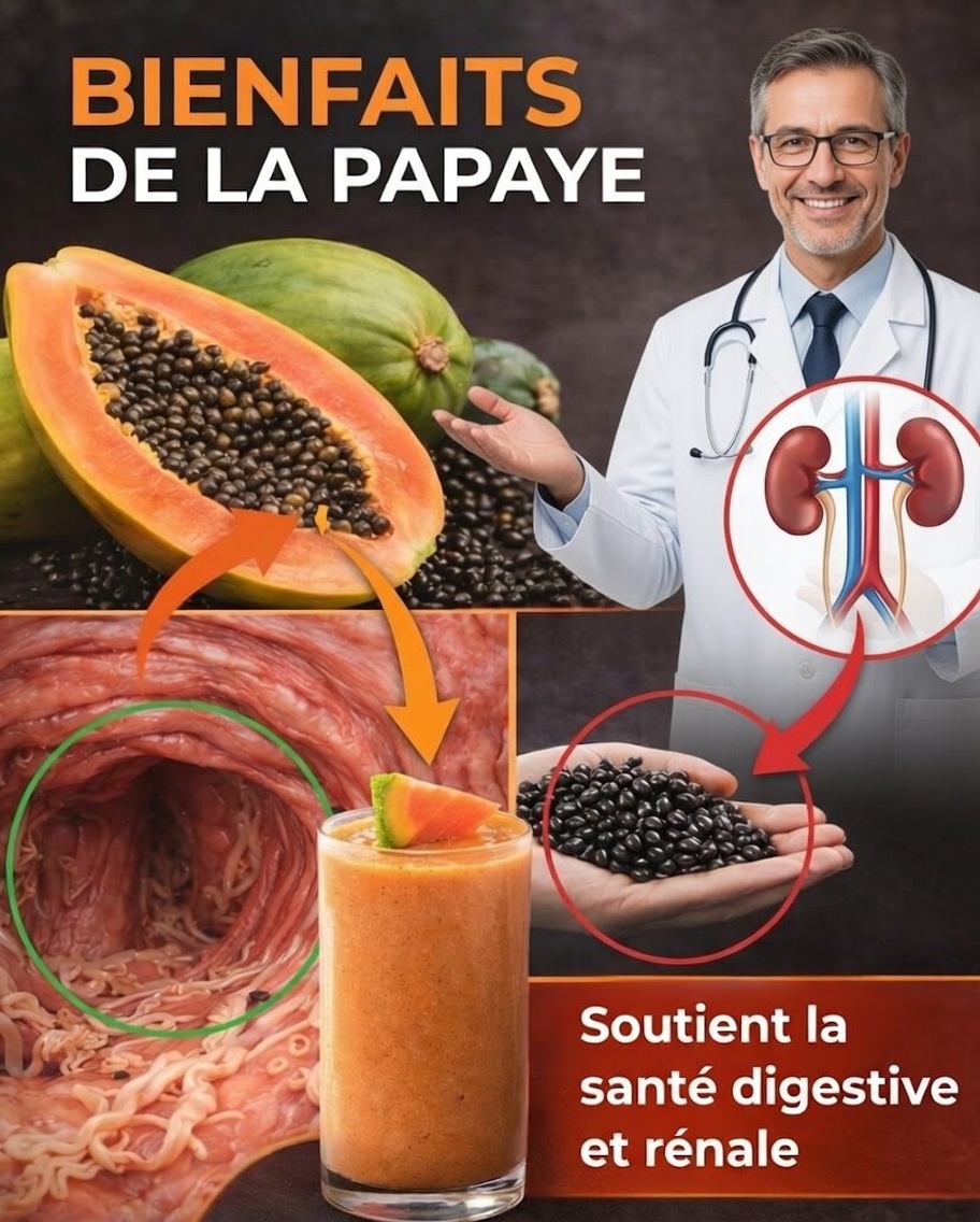 Le super-aliment oublié dans votre corbeille de fruits : 14 bienfaits surprenants des graines de papaye que vous jetez probablement