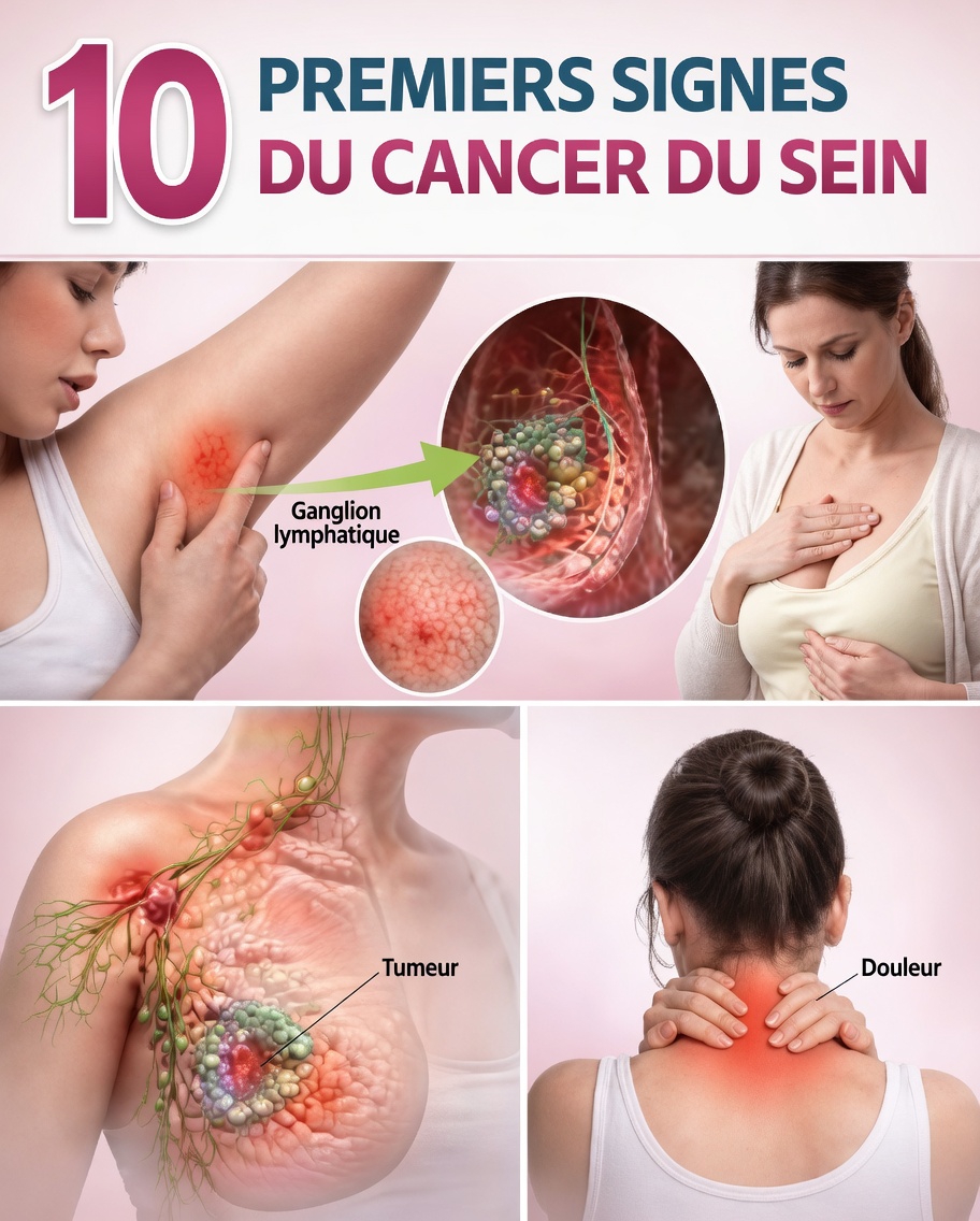 10 signes et symptômes précoces du cancer du sein que vous ne devriez jamais ignorer