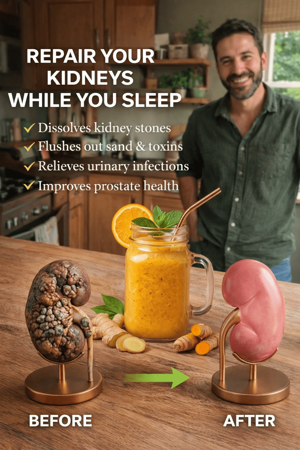 Comment préparer chaque jour une boisson rafraîchissante pour le soir afin de soutenir naturellement la santé de vos reins