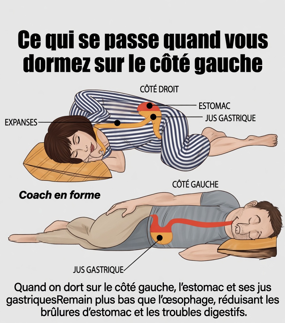 Pourquoi dormir sur le côté droit peut affecter le confort nocturne et ce que dormir sur le côté gauche pourrait changer