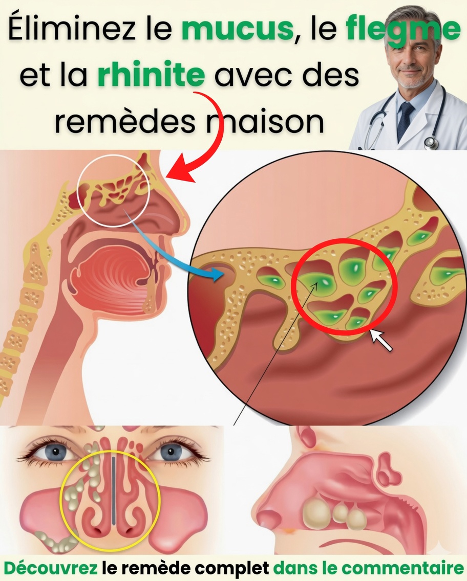 Mucus et glaires : remèdes maison efficaces