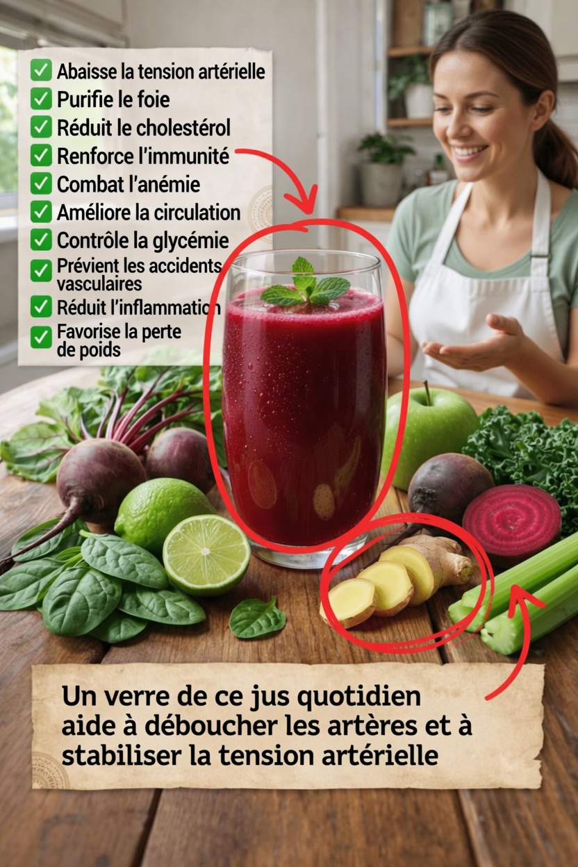 Découvrez les bienfaits surprenants d’un jus de légumes quotidien à base de betterave pour soutenir la santé cardiaque
