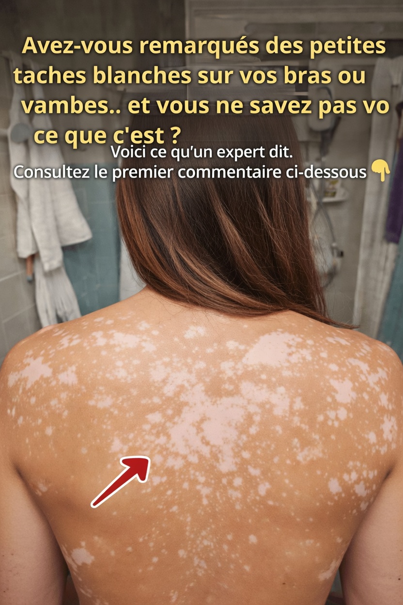 Ces petites taches blanches sur vos bras, vos jambes et votre dos : ce qu’il faut savoir sur cette modification cutanée courante