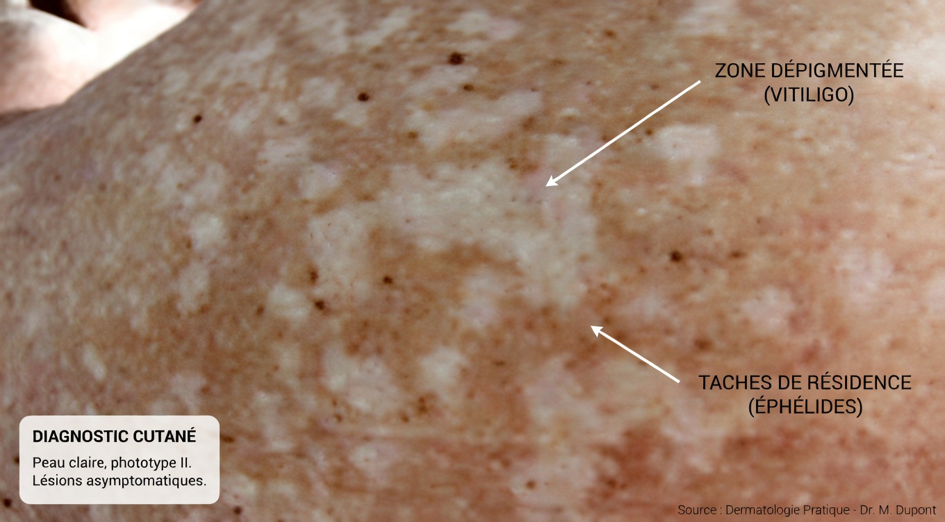 Ces petites taches blanches sur vos bras, vos jambes et votre dos : ce qu’il faut savoir sur cette modification cutanée courante