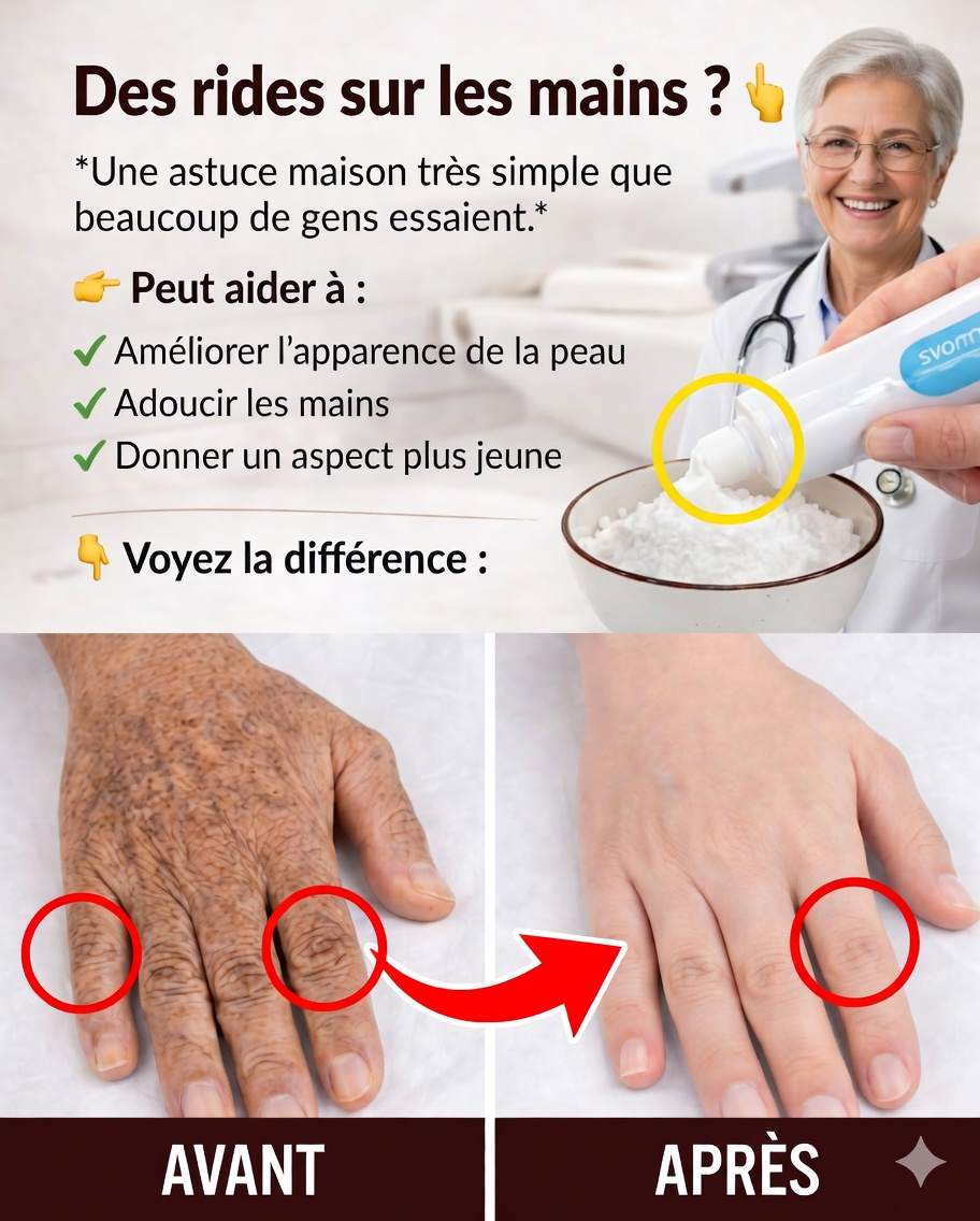 « On dirait que j’ai fait de la chirurgie esthétique » : le remède maison que beaucoup utilisent pour atténuer les rides et les taches sur les mains et les bras ✨🖐️