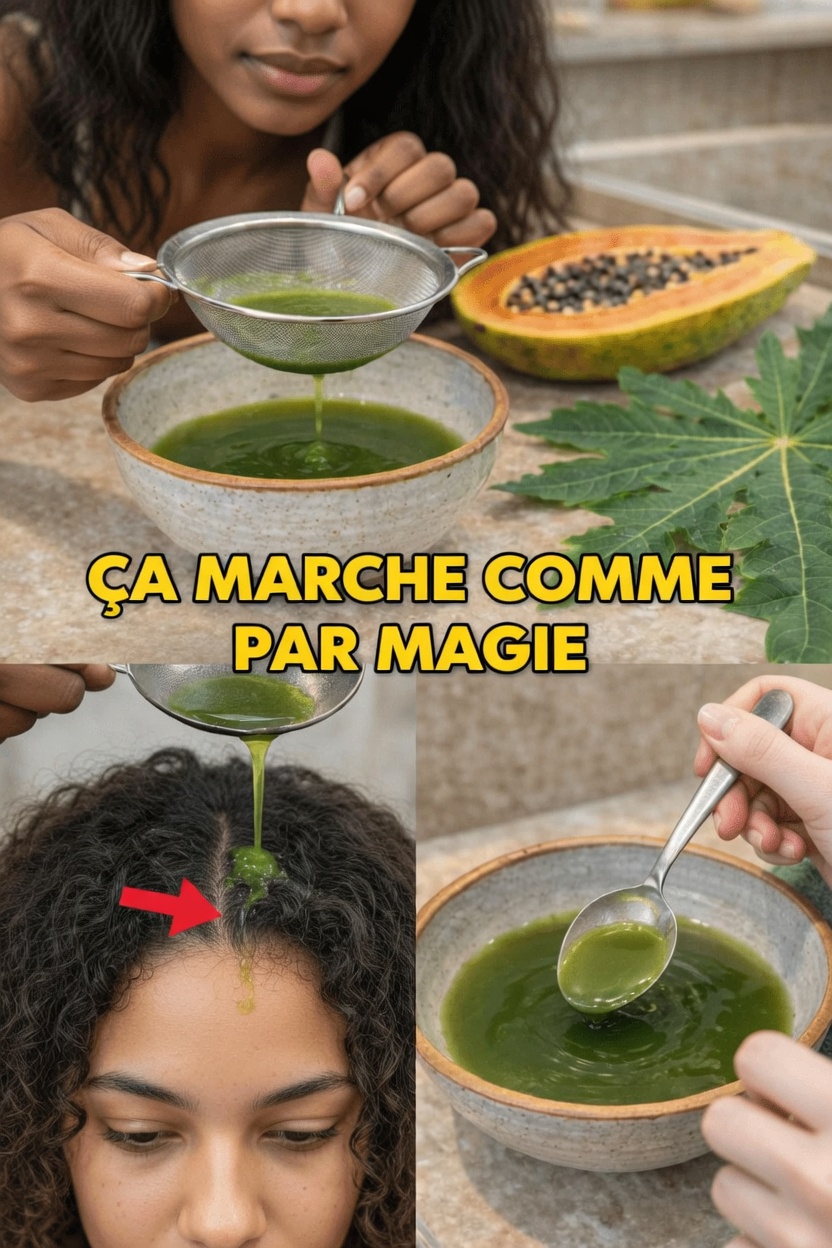 Les feuilles de papaye peuvent-elles favoriser une pousse plus rapide des cheveux naturels de type 4C ? Exploration de deux méthodes simples et d’un soulagement des pellicules